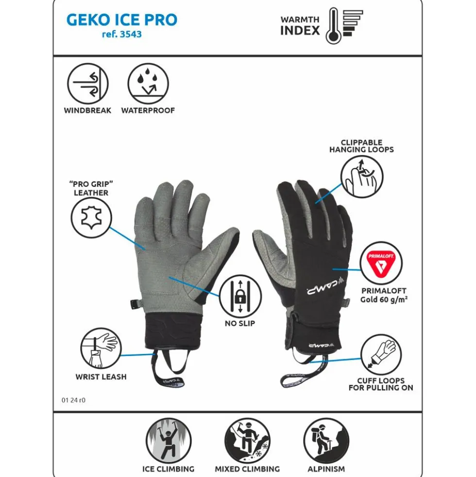 Guanti C.A.M.P. Geko Ice Pro Black