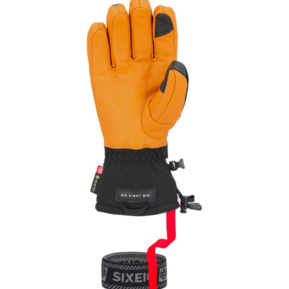 Guanti 686 Gore-Tex Leather Linear Glove Natural