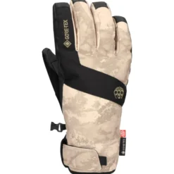 Guanti 686 Gore-tex Linear Under Cuff Glove Limestone Hemisphere Print