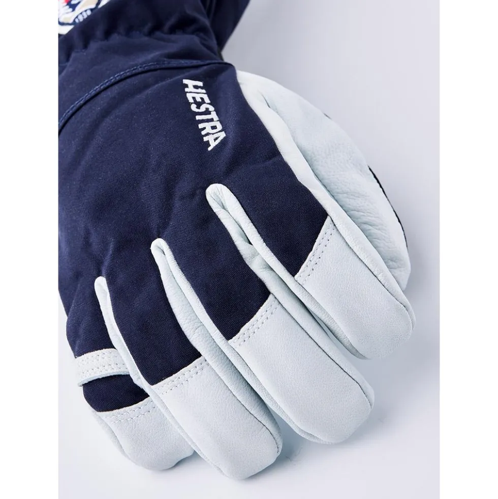 Guanti Hestra Army Leather Heli Ski Navy