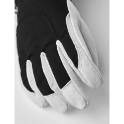 Guanti Hestra Army Leather Heli Ski Female Glove Black Offwhite
