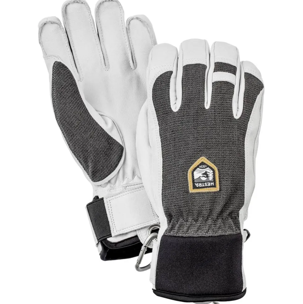 Guanti Hestra Army Leather Patrol Charcoal