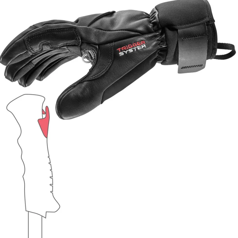 Guanti Leki Hevon 3D Black