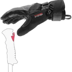 Guanti Leki Pegas Pro 3D Gtx Black Graphite