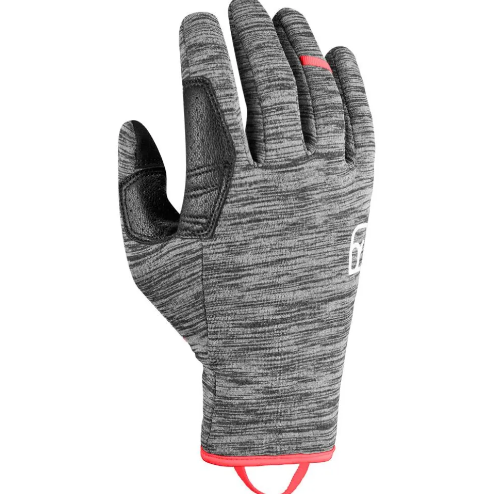 Guanti Ortovox Fleece Light Glove Women Black Steel Blend