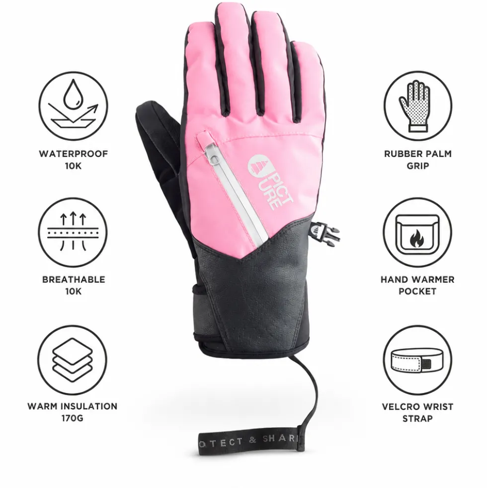 Guanti Picture Kakisa Gloves Super Pink