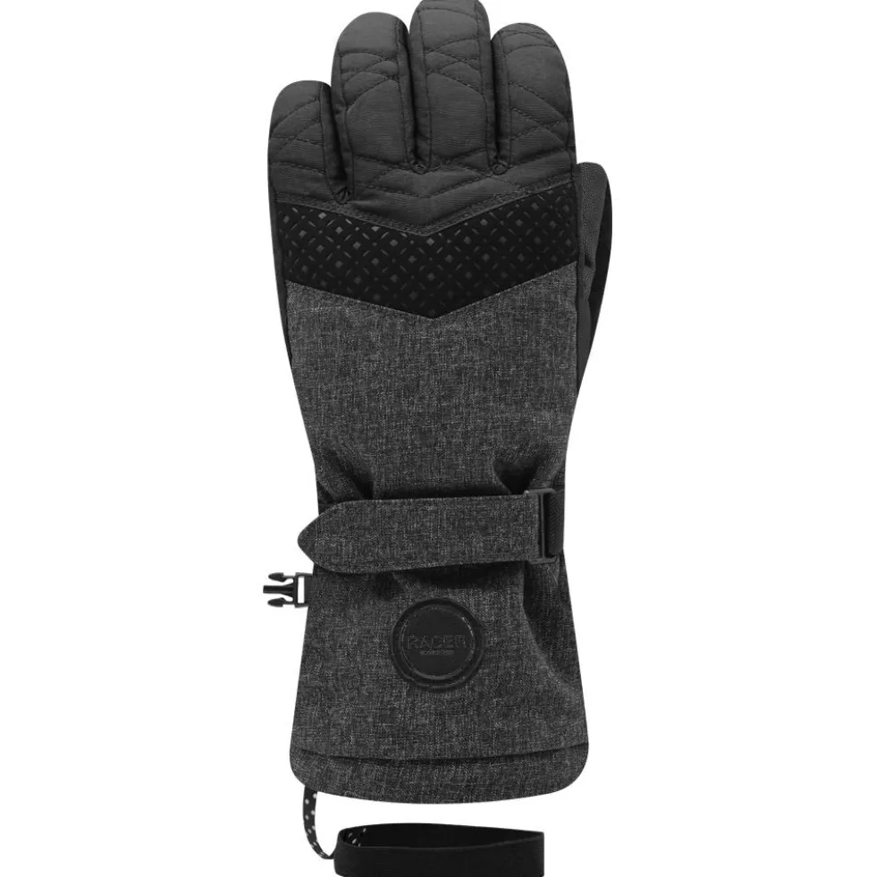 Guanti Racer Aloma 6 Black Grey