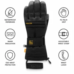 Guanti Racer Inside 5 Glove Black