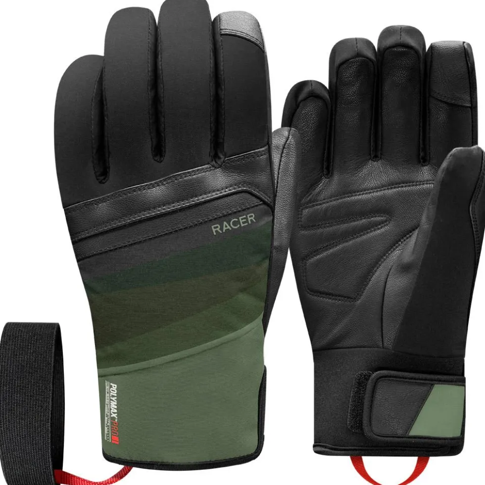 Guanti Racer Majesty S Black Green