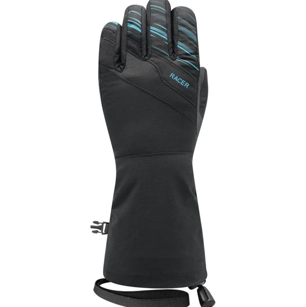 Guanti Racer Okow 4 Black Blue