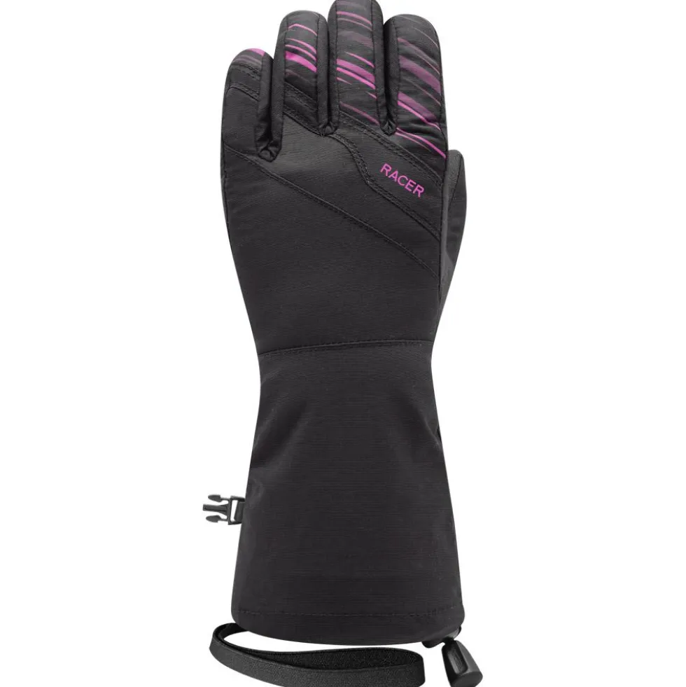 Guanti Racer Okow 4 Violet Black