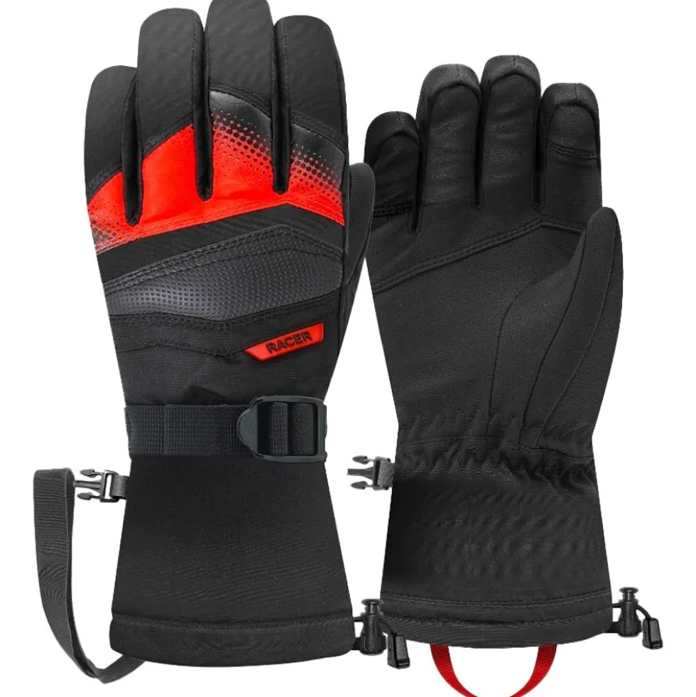 Guanti Racer Venom 5 Black Red
