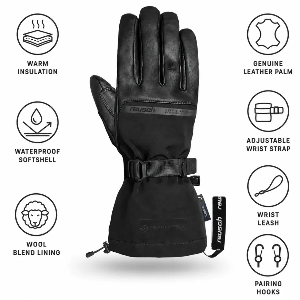 Guanti Reusch Duality R-Wool Black
