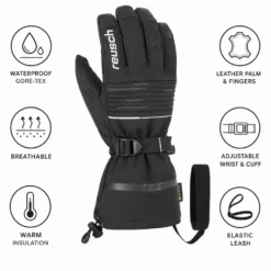Guanti Reusch Isidro Gore-Tex Black White