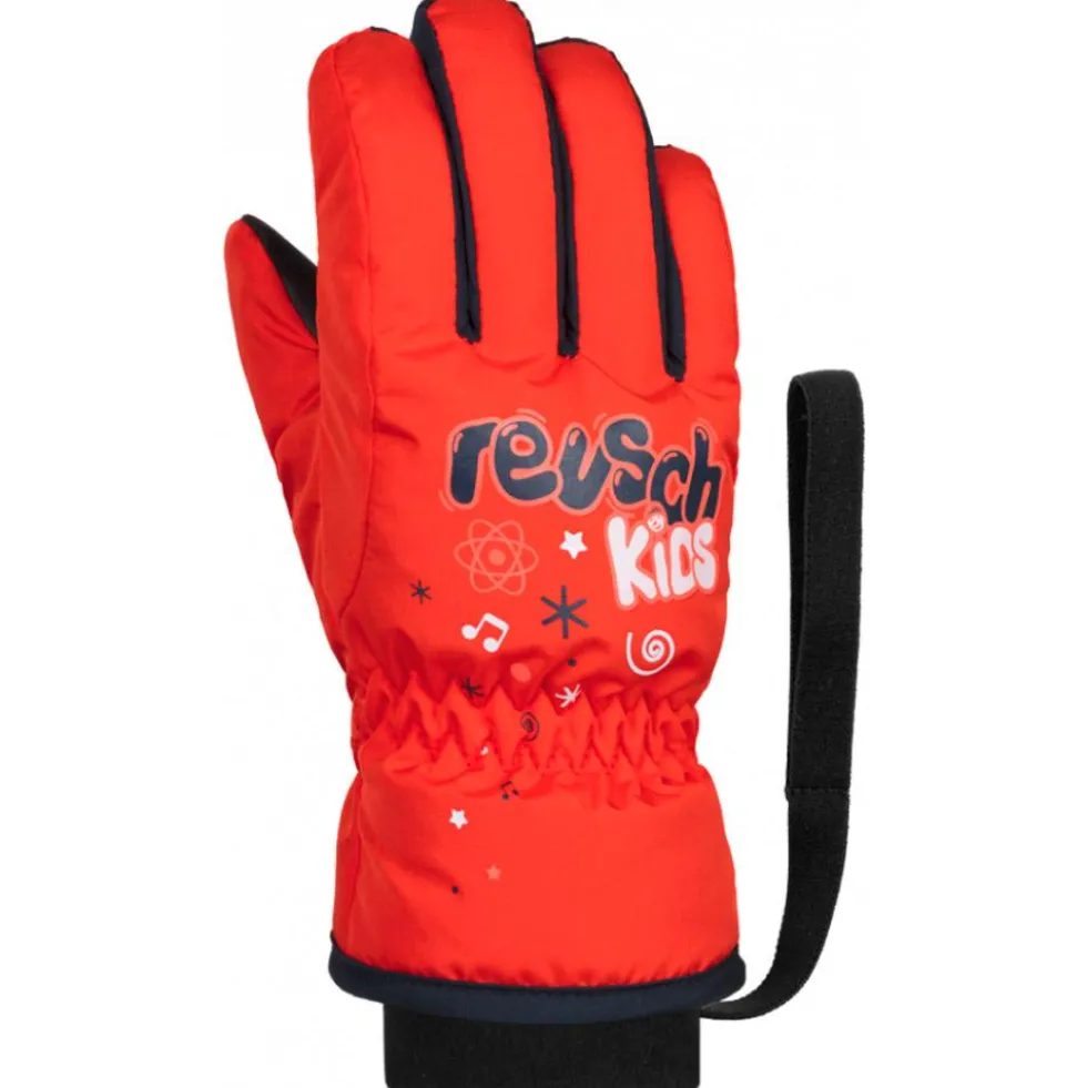 Guanti Reusch Kids Fire Red Dress Blue White