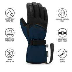 Guanti Reusch Morris Gore-Tex Dress Blue Black