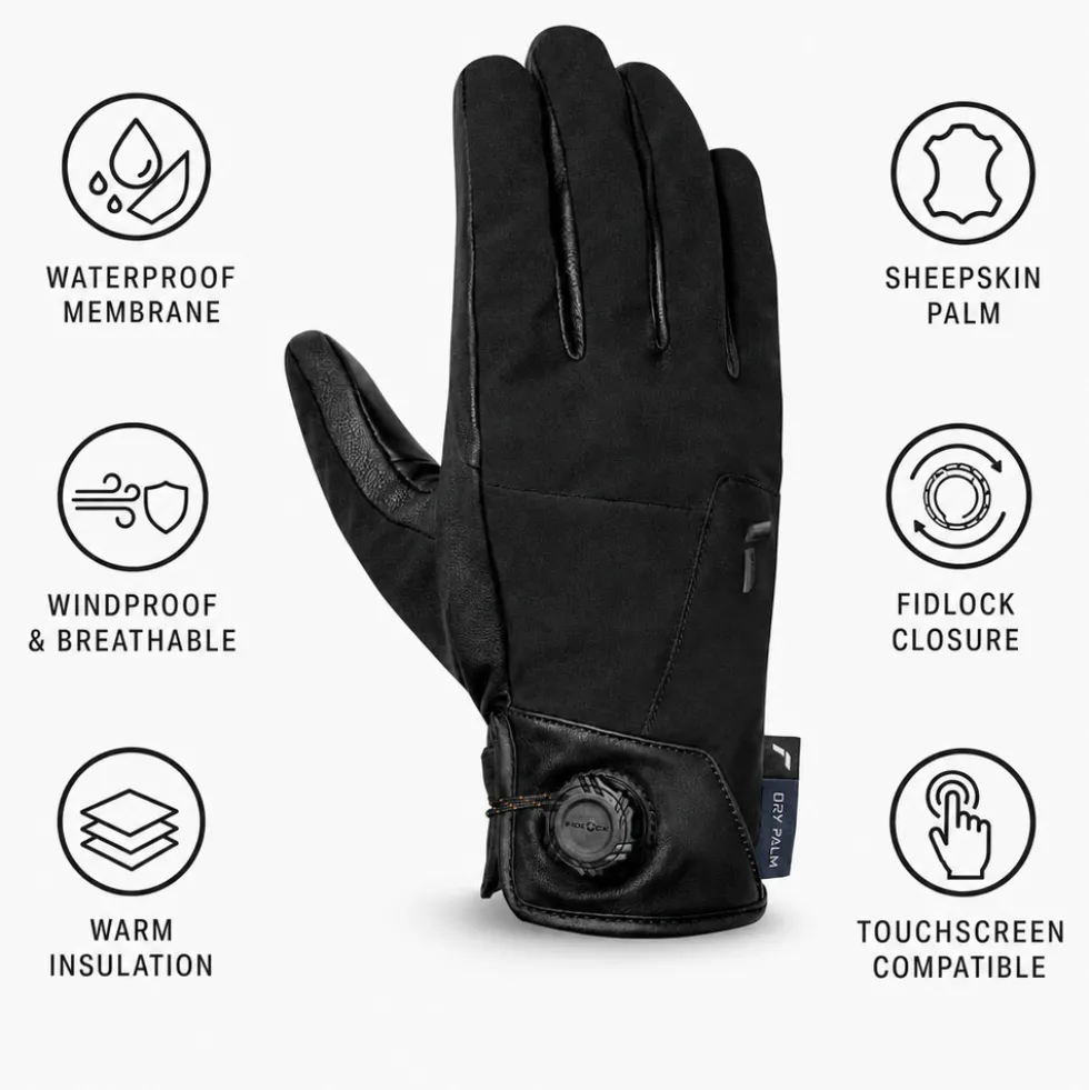Guanti Reusch Roy Dry Palm Fidlock Black