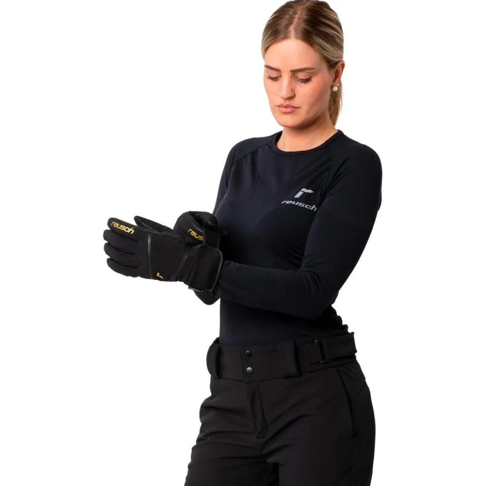 Guanti Reusch Tessa Stormbloxx Black Gold