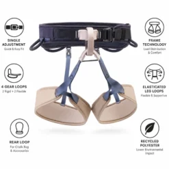 Imbracature Petzl Corax Lt Dark Gray