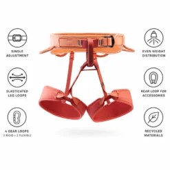 Imbracature Petzl Corax Lt Women Coral Sand