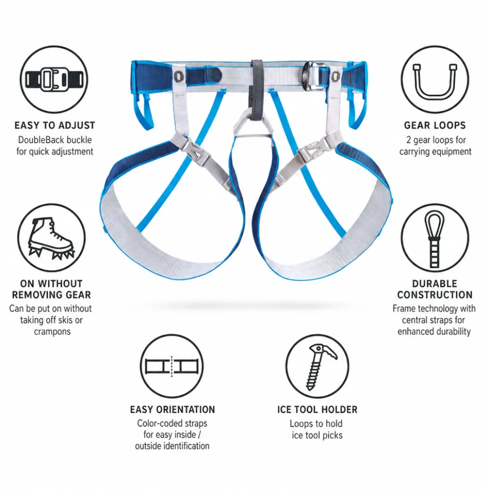 Imbracature Petzl Tour Bleu