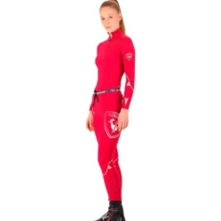 Inferiore Nordica Rossignol W Infini Compression Race Tights Cherry