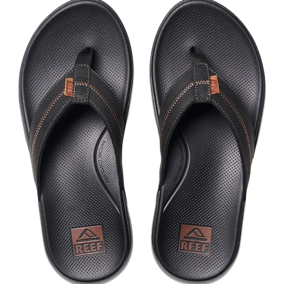 Infradito Reef Cushion Phantom 2.0 Leather Black Coffee