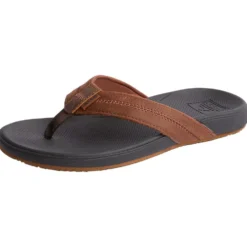 Infradito Reef Cushion Phantom 2.0 Leather Brown Black