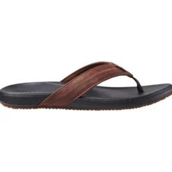 Infradito Reef Cushion Phantom 2.0 Leather Brown Black