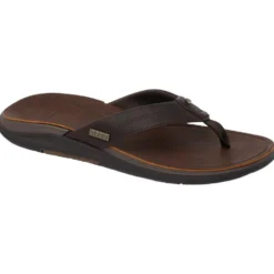 Infradito Reef Leather Offshore Dark Brown