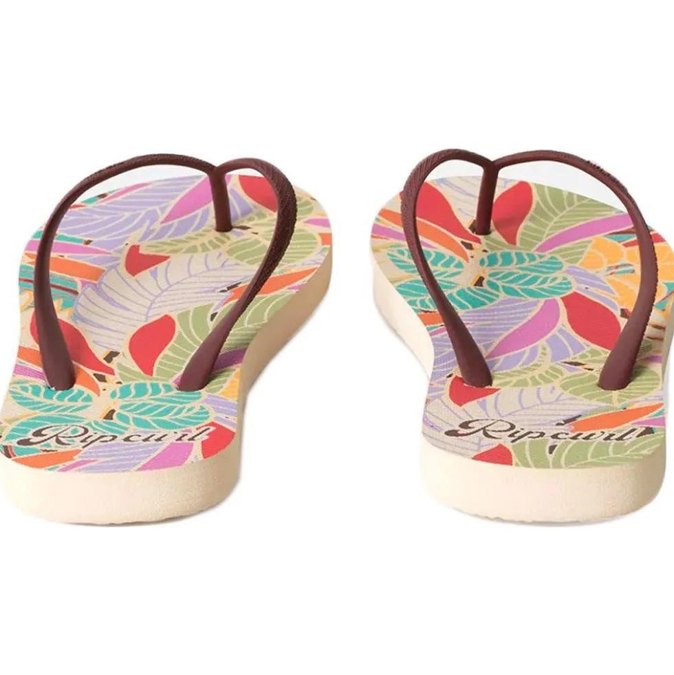 Infradito Rip Curl Mixed Bloom Open Toe Dark Chocolate