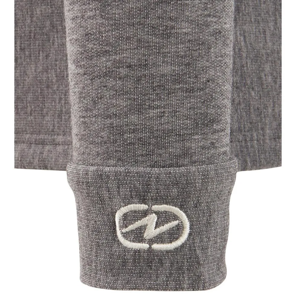 Intimo Tecnico Damart Sport Comfort Thermolactyl 3 Col Rond Gris Chine Moyen