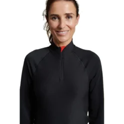 Intimo Tecnico Damart Sport Comfort Thermolactyl 5 Col Zippe W Noir