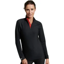 Intimo Tecnico Damart Sport Comfort Thermolactyl 5 Col Zippe W Noir