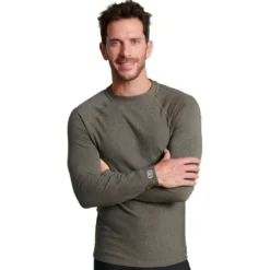 Intimo Tecnico Damart Sport Comfort Thermolactyl 4 Kaki Chine