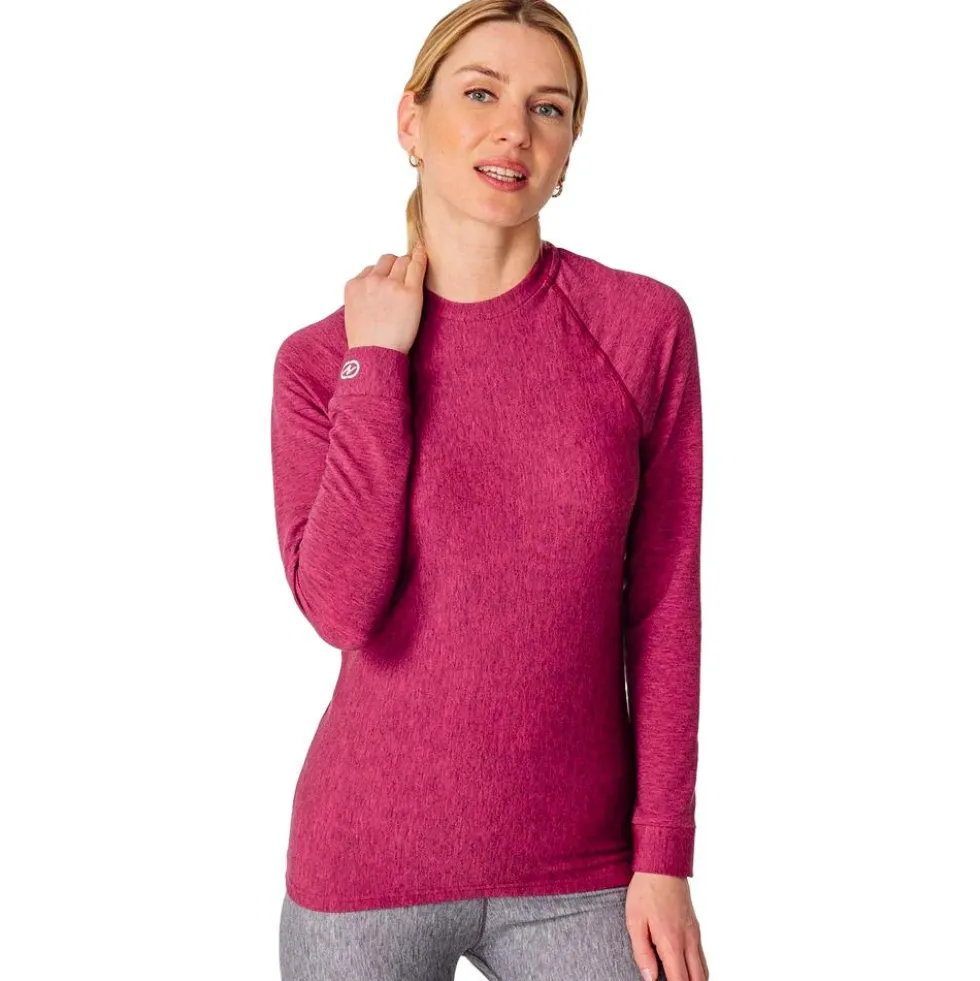 Intimo Tecnico Damart Sport Comfort Thermolactyl 3 Col Rond W Rose Chine