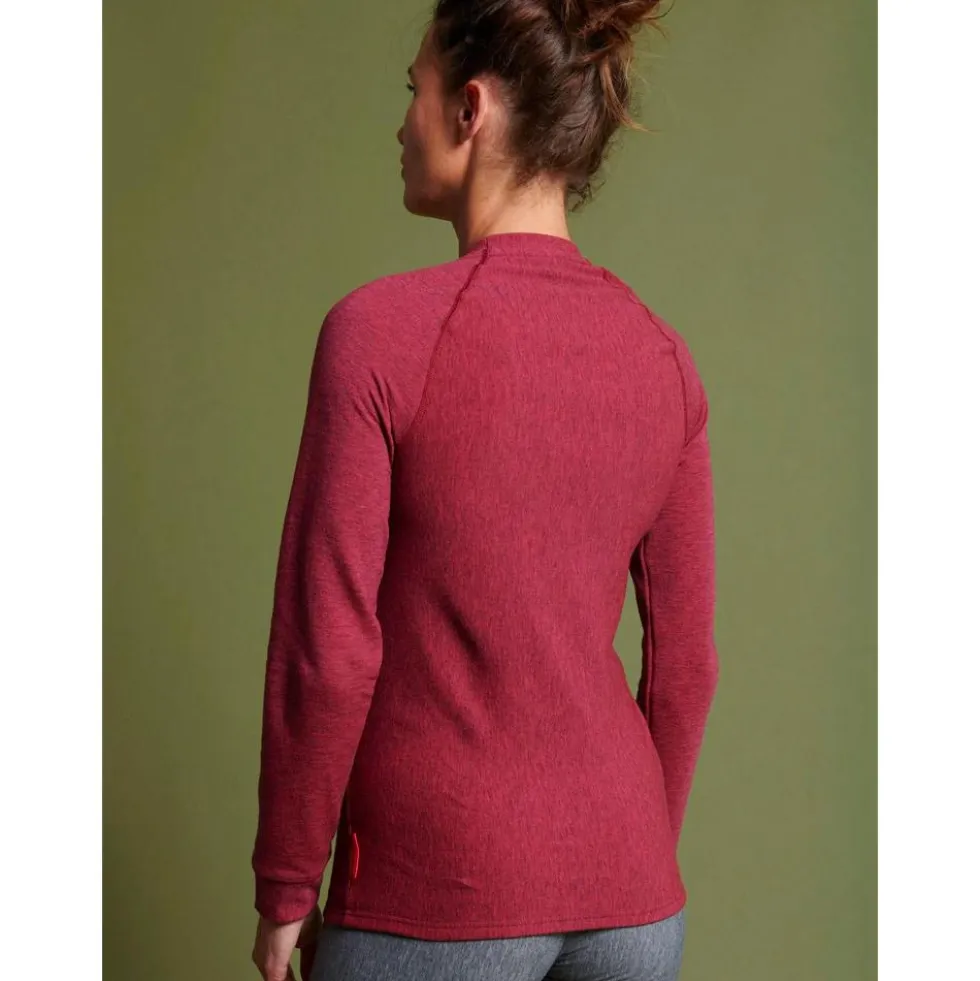 Intimo Tecnico Damart Sport Comfort Thermolactyl 3 Col Rond W Rose Chine