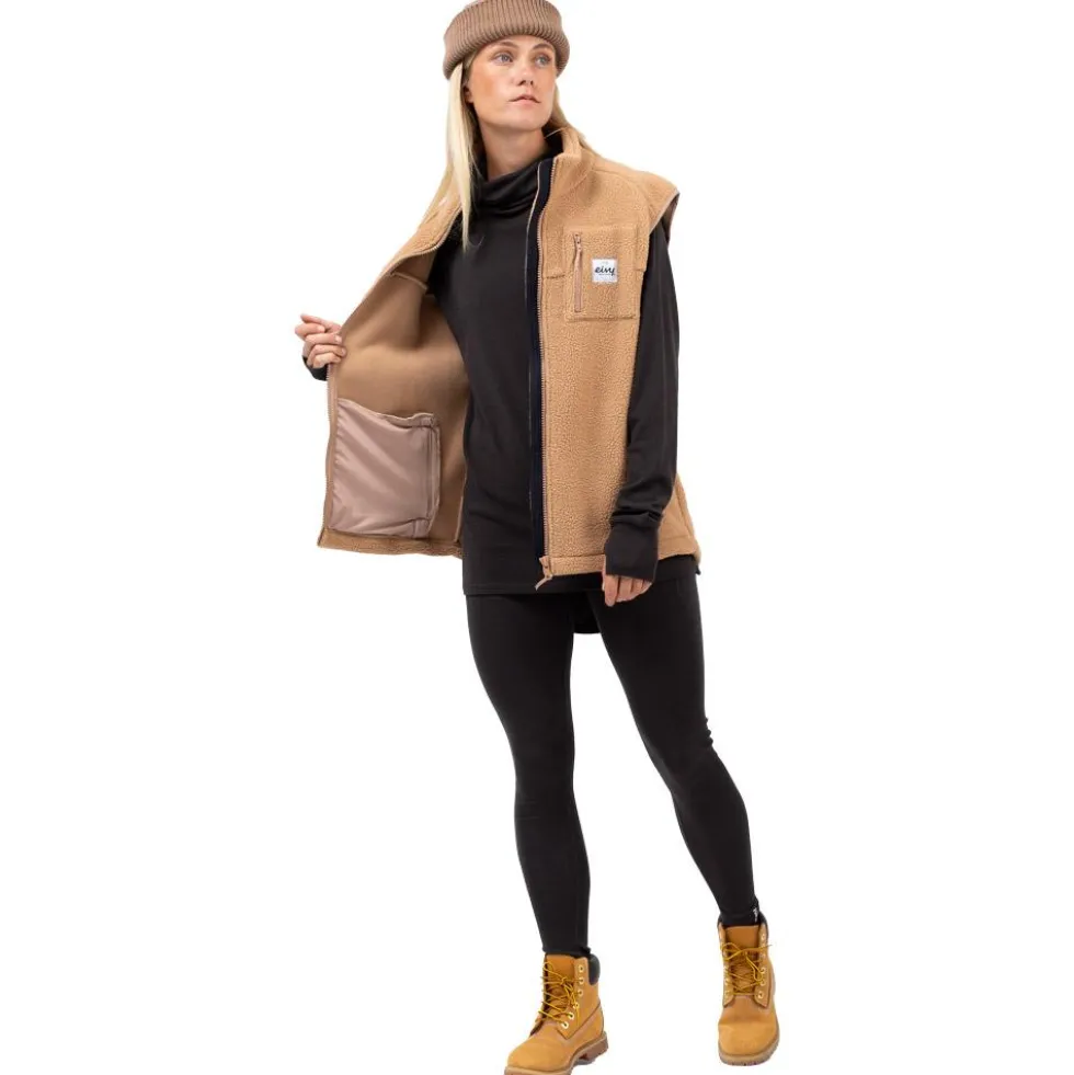 Intimo Tecnico Eivy Icecold Merino Wool Gaiter Rib Top Black
