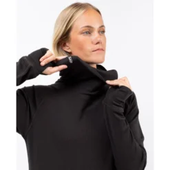 Intimo Tecnico Eivy Icecold Merino Wool Gaiter Rib Top Black