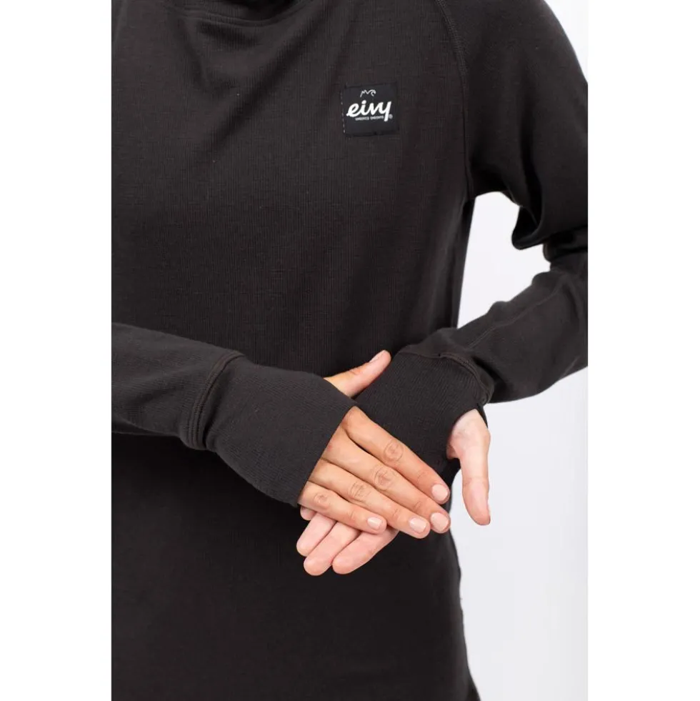 Intimo Tecnico Eivy Icecold Merino Wool Gaiter Rib Top Black