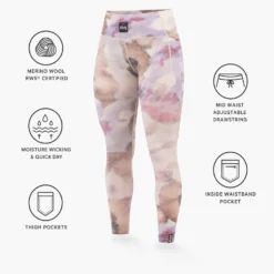 Intimo Tecnico Eivy Pocket Merino Wool Tights Aquarelle