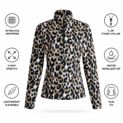 Intimo Tecnico Fusalp Orion Leopard Leopard Flou Savane