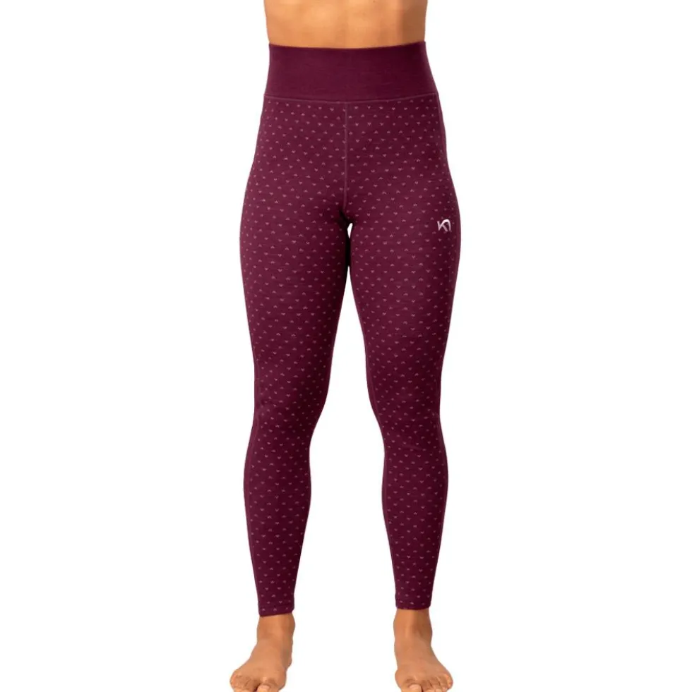 Intimo Tecnico Kari Traa Vilma High Waist Pants Wine