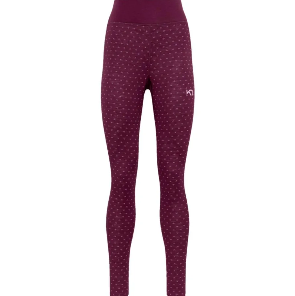 Intimo Tecnico Kari Traa Vilma High Waist Pants Wine