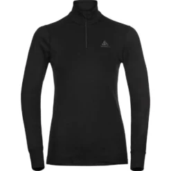 Intimo Tecnico Odlo Active Warm Eco Top Ls Halfzip Wmn Black Black
