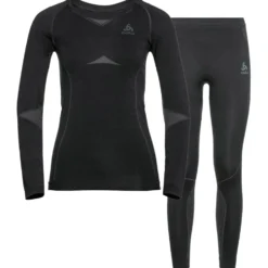 Intimo Tecnico Odlo Fundamentals Performance Warm Wmn Black Odlo Graphite Grey