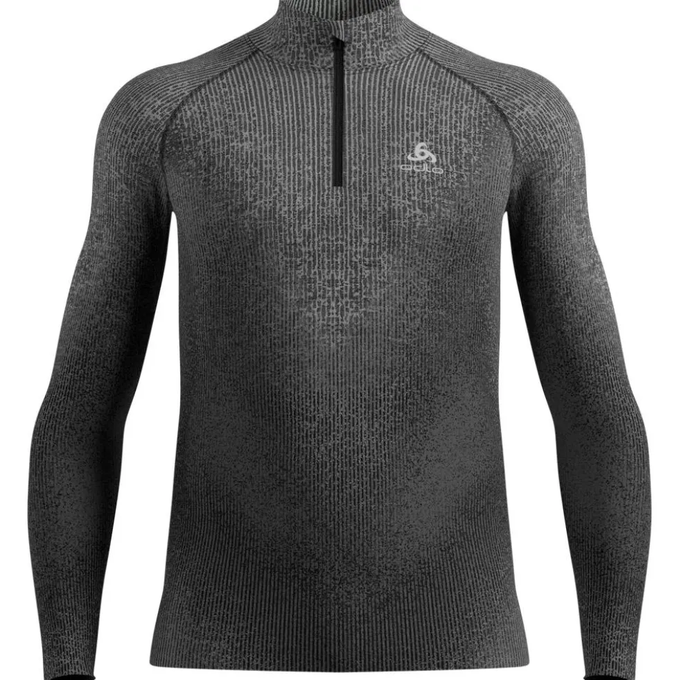 Intimo Tecnico Odlo Performance Warm Blackcomb Half Zip M's Black