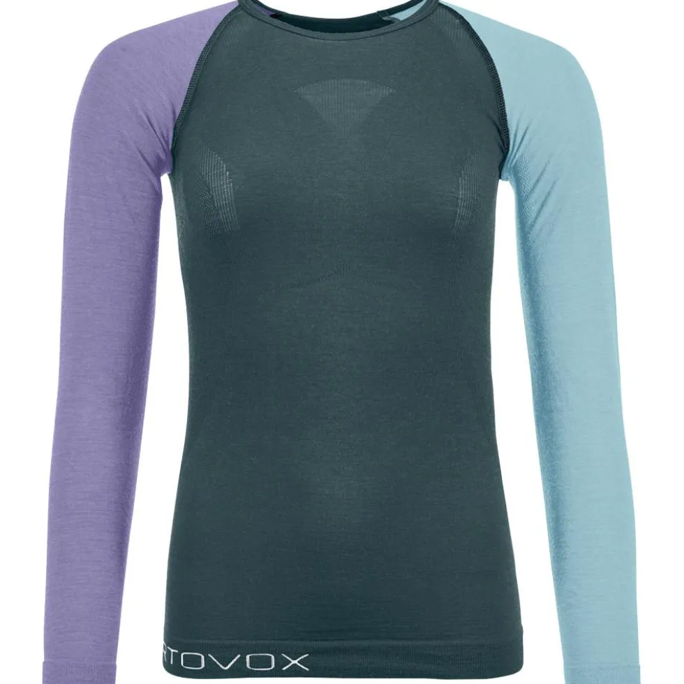 Intimo Tecnico Ortovox 120 Comp Light Long Sleeve W Dark Arctic Grey