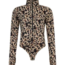 Intimo Tecnico Protest PrtCosmic 1/4 Body Zip Top Bamboo Beige