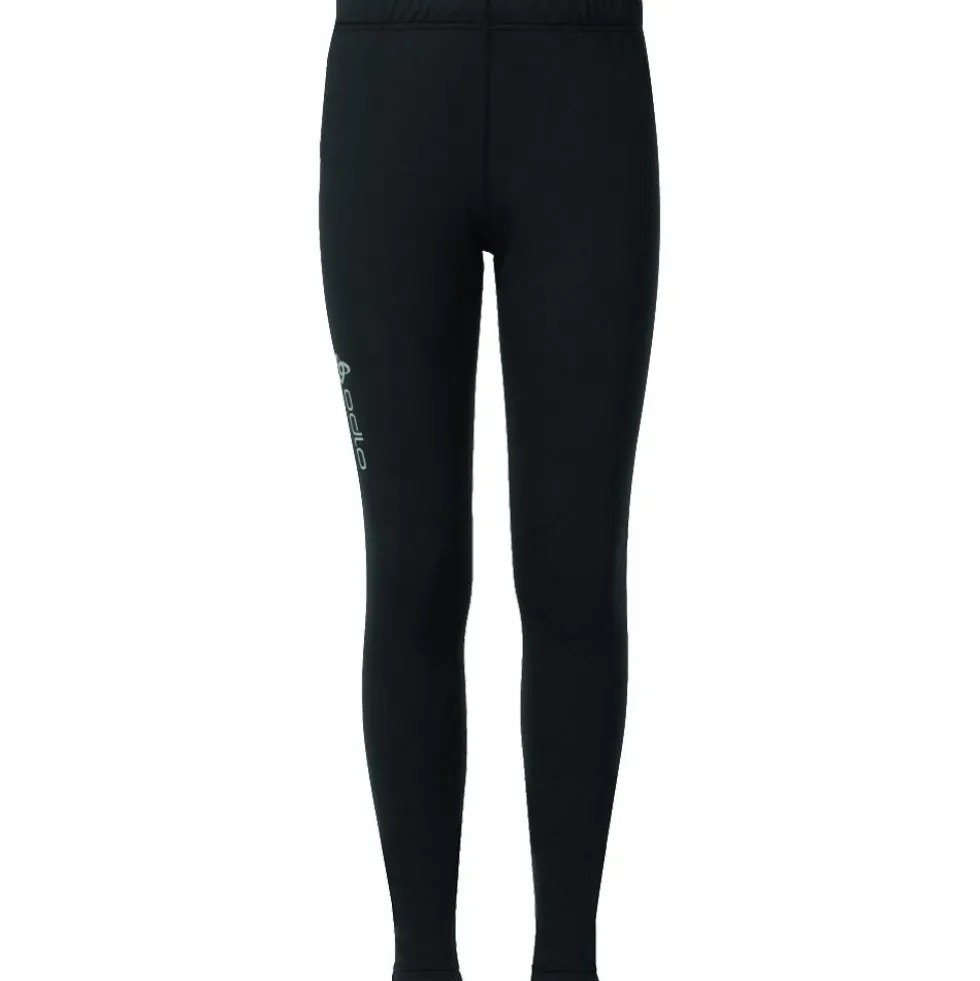 intimo tecnico sci di fondo Odlo Warm Tights Kids Black Black